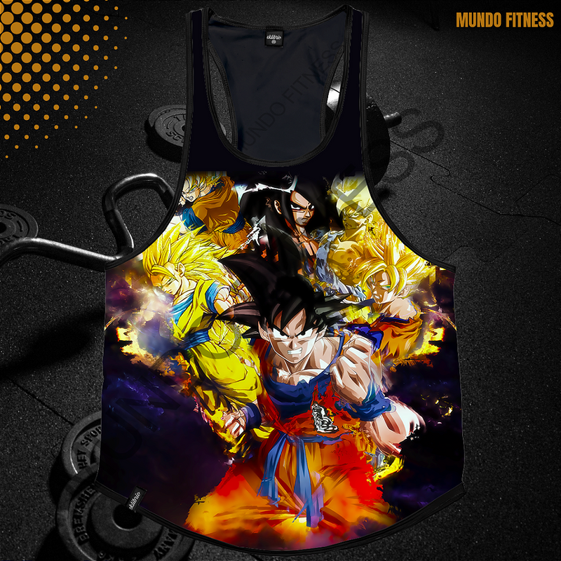 Regata cavada Dry fit Dragon ball