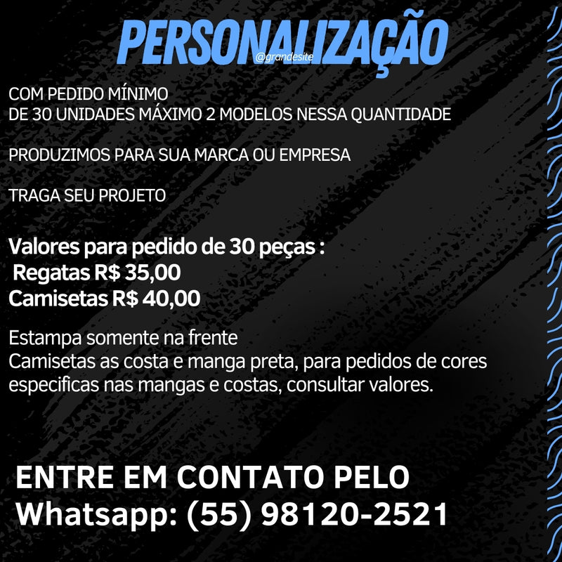 Personalização - Regatas e Camisetas