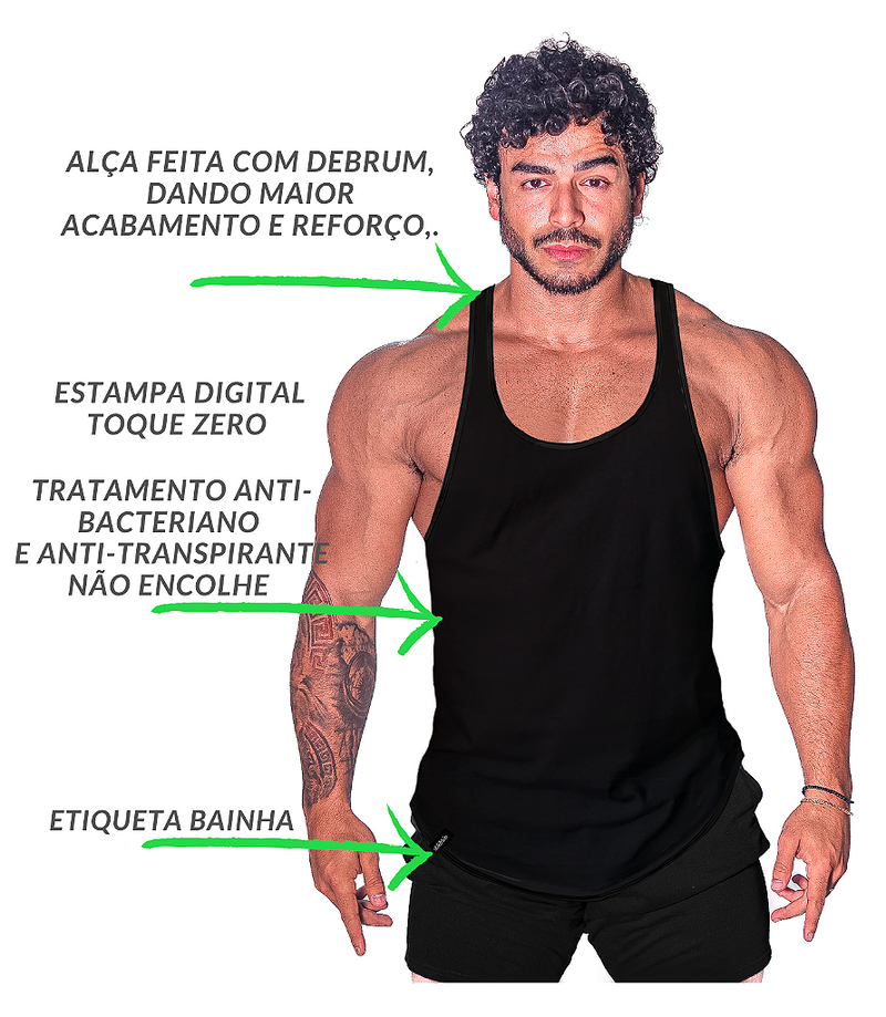 Regata cavada Dry fit Caveira 2