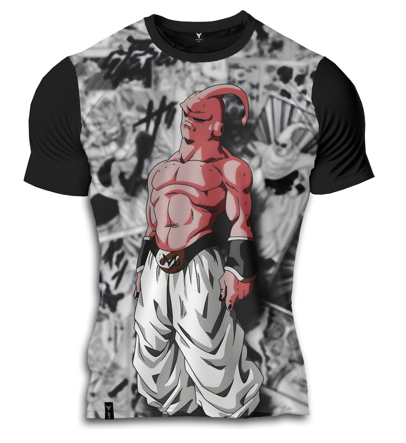 Camiseta masculina Dry Fit Dragon ball Majin Boo