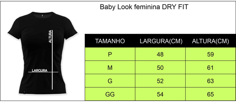 Baby Look Feminina Dry Fit PIKACHU