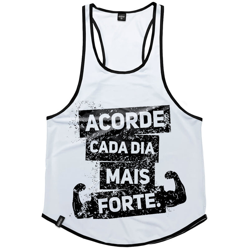 Regata Masculina cavada Dry fit - Frases