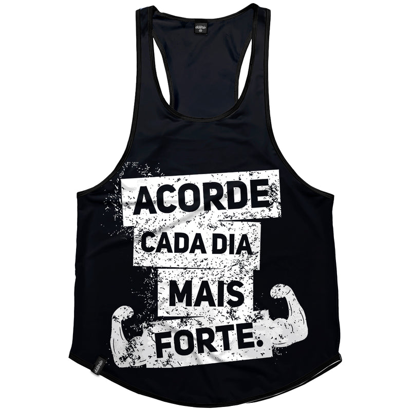 Regata Masculina cavada Dry fit Frases