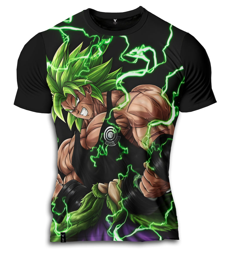 Camiseta masculina Dry Fit Dragon ball Broly