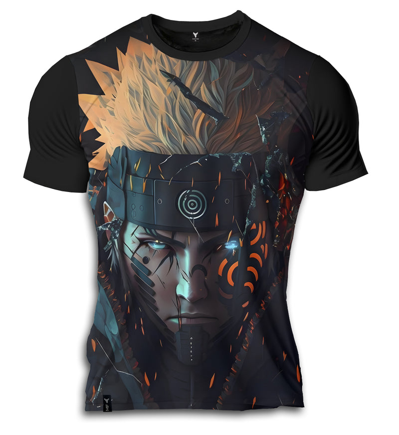 Camiseta masculina Dry Fit Naruto