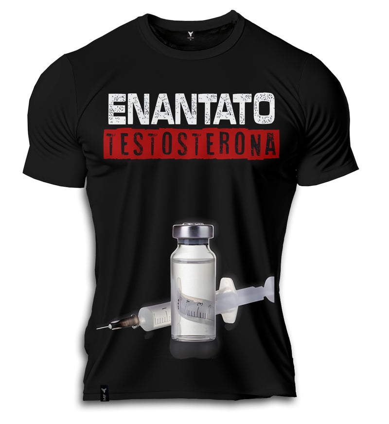 Camiseta masculina Enantato testosterona