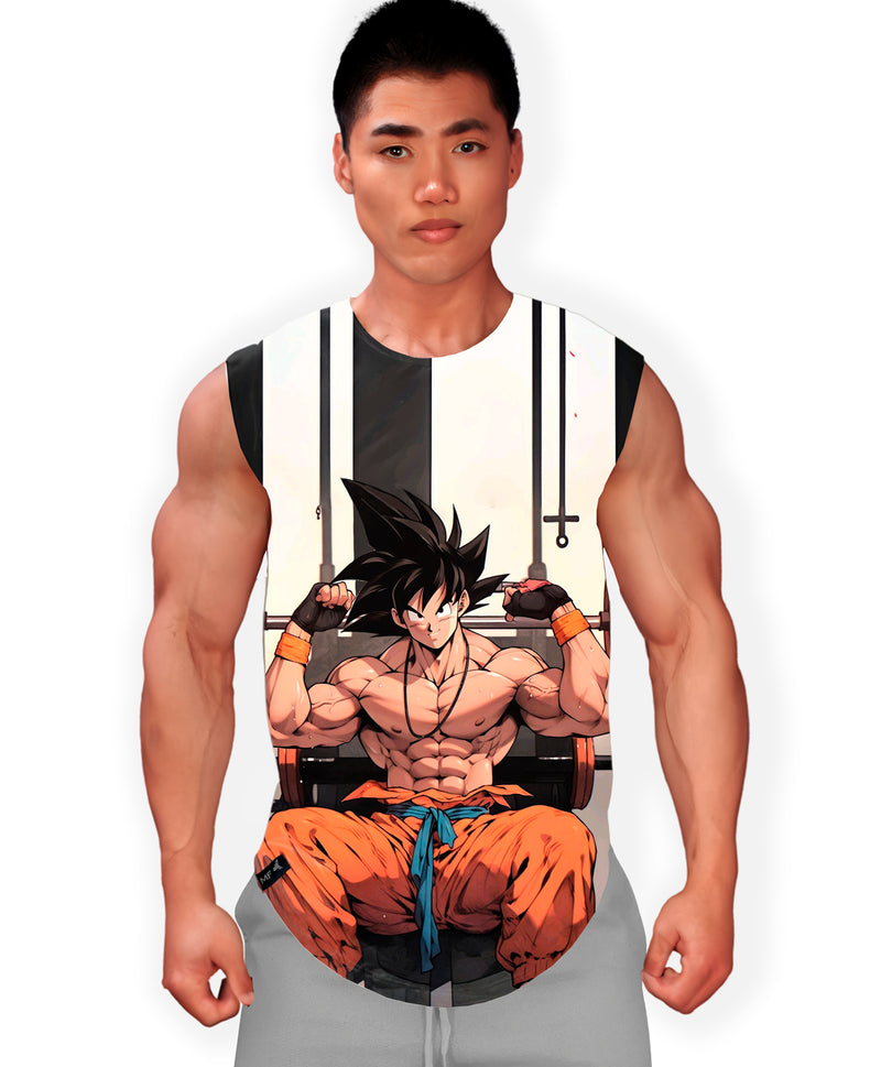 Regata masculina tradicional Long Goku - Dragon Ball