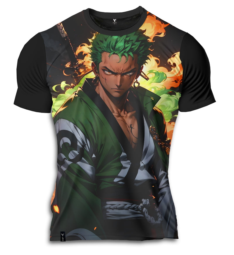 Camiseta masculina Dry Fit  Roronoa Zoro