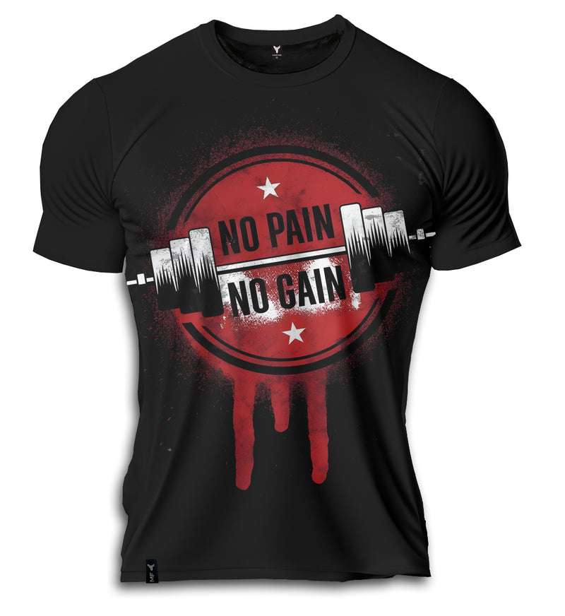 Camiseta masculina Dry Fit No pain no gain